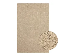Alfombra ZIZUR apariencia de yute interior y exterior 200x290cm ES96659