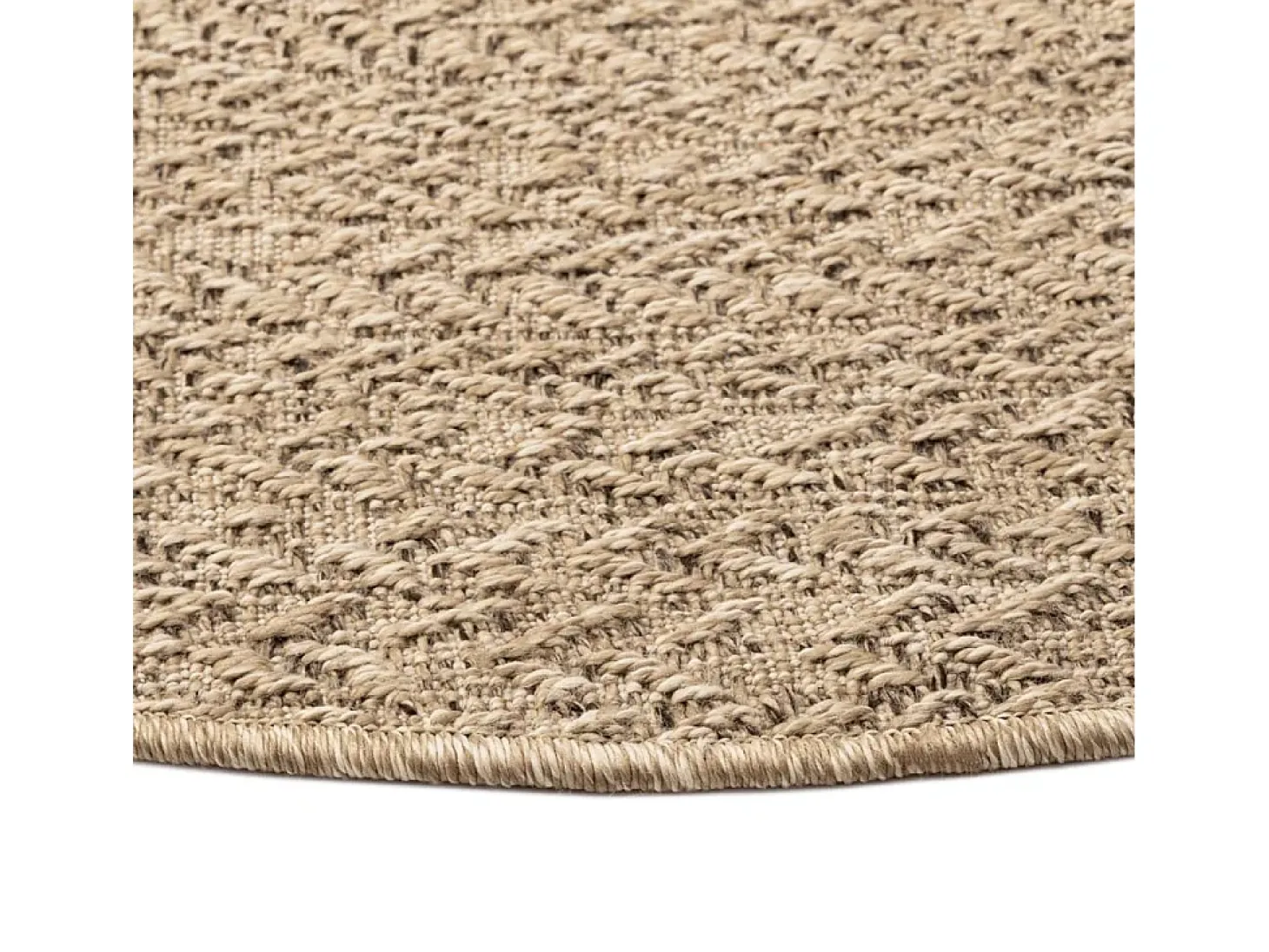 Alfombra ZIZUR apariencia de yute interior y exterior 120 cm ES81927