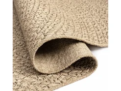 Alfombra ZIZUR apariencia de yute interior y exterior 80x150 cm ES26262