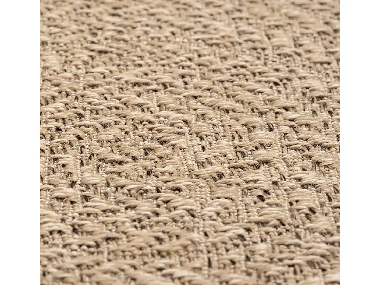 Alfombra ZIZUR apariencia de yute interior exterior 100x200 cm