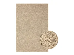 Alfombra ZIZUR apariencia de yute interior y exterior 120x170cm ES65678