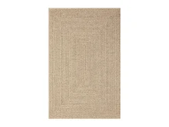 Alfombra ZIZUR apariencia de yute interior y exterior 160x150cm ES37615