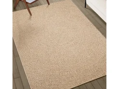 Alfombra ZIZUR apariencia de yute interior y exterior 80x250 cm