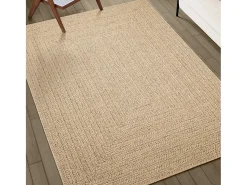 Alfombra ZIZUR apariencia de yute interior y exterior 60x110 cm