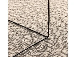 Alfombra ZIZUR color crema 120x170 cm efecto yute interior y exterior