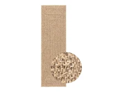Alfombra ZIZUR 80x250 cm efecto yute para interior y exterior