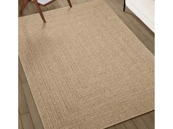 Alfombra ZIZUR 80x250 cm efecto yute para interior y exterior