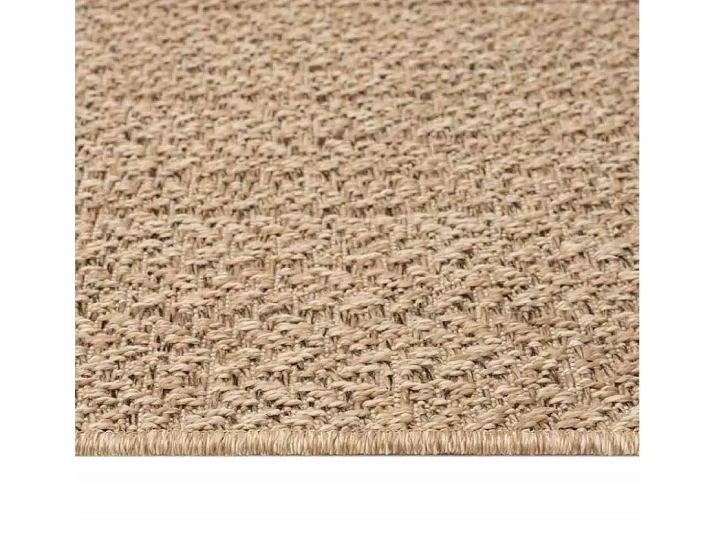 Alfombra ZIZUR 240x340 cm efecto yute para interior y exterior