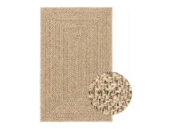 Alfombra ZIZUR 240x340 cm efecto yute para interior y exterior