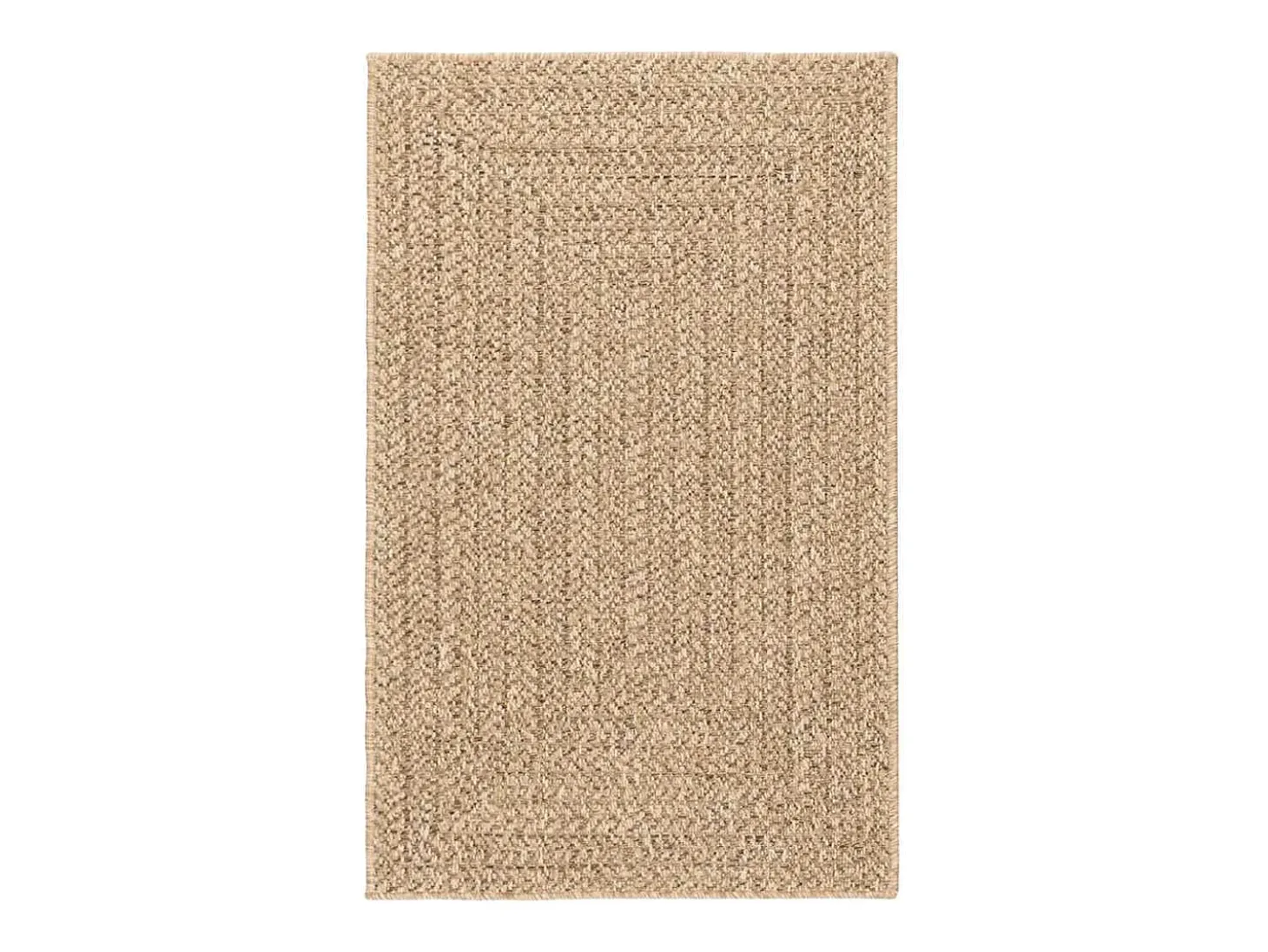 Alfombra ZIZUR 240x340 cm efecto yute para interior y exterior