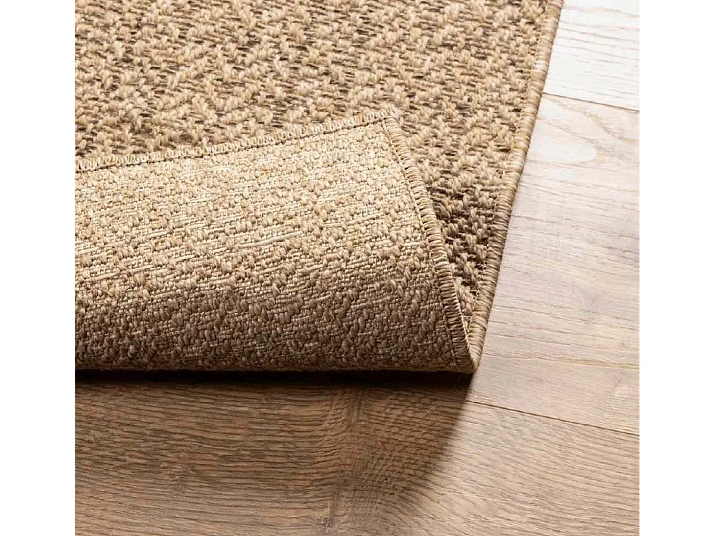 Alfombra ZIZUR 200x290 cm efecto yute para interior y exterior