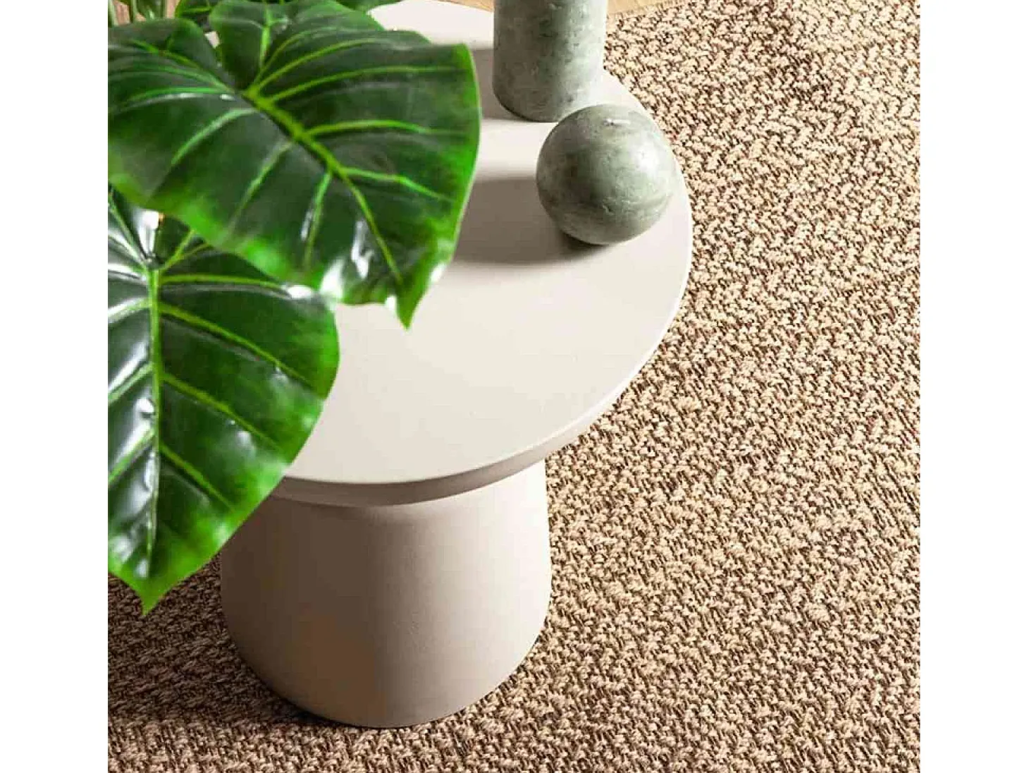 Alfombra ZIZUR 200x290 cm efecto yute para interior y exterior