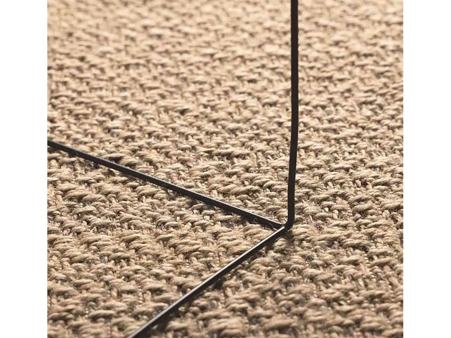 Alfombra ZIZUR 200x290 cm efecto yute para interior y exterior