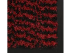 Alfombras de entrada rectangulares de nudo 2 uds rojo 80x120 cm ES723448