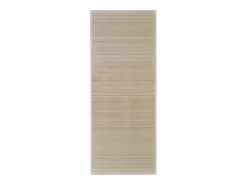 Alfombras rectangulares de bambú natural 2 unidades 120x180 cm