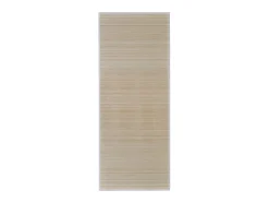 Alfombras rectangulares de bambú natural 2 unidades 120x180 cm ES22121
