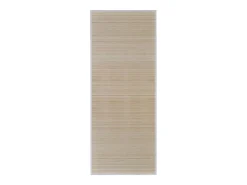Alfombras rectangulares de bambú natural 4 unidades 120x180 cm ES86291