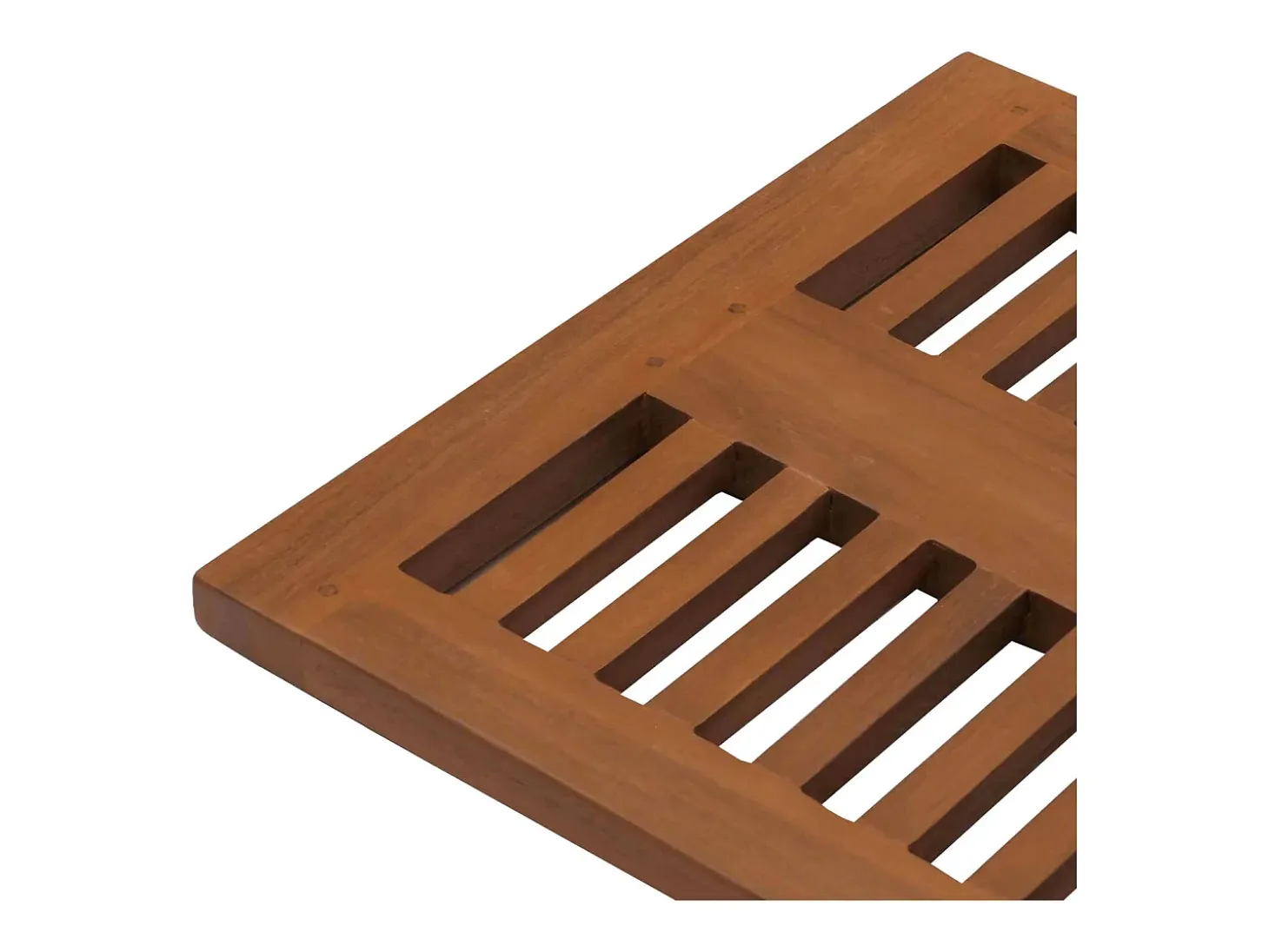 Alfombrilla de baño de teca MCW-M86