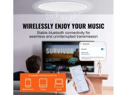 Altavoces de Techo Bluetooth SucceBuy 17cm 150W, Montaje Empotrado, Sistema de Altavoces Empotrados en Techo y Pared