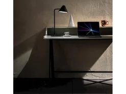 Antares - Lámpara de mesa LED de metal negro