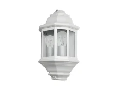 Aplique Exterior Dos Luces Shaula Blanco Ip44