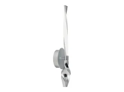 Aplique a pared led cromo modelo Mar 45 cm (alto)12 cm(ancho)10 cm(fondo)