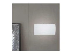 Aplique a pared modelo Marc acabado blanco 10 cm(alto) 30 cm(ancho) 15 cm(fondo