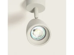 Aplique Aluminio Circular Adrien 1 Foco Gris Piedra