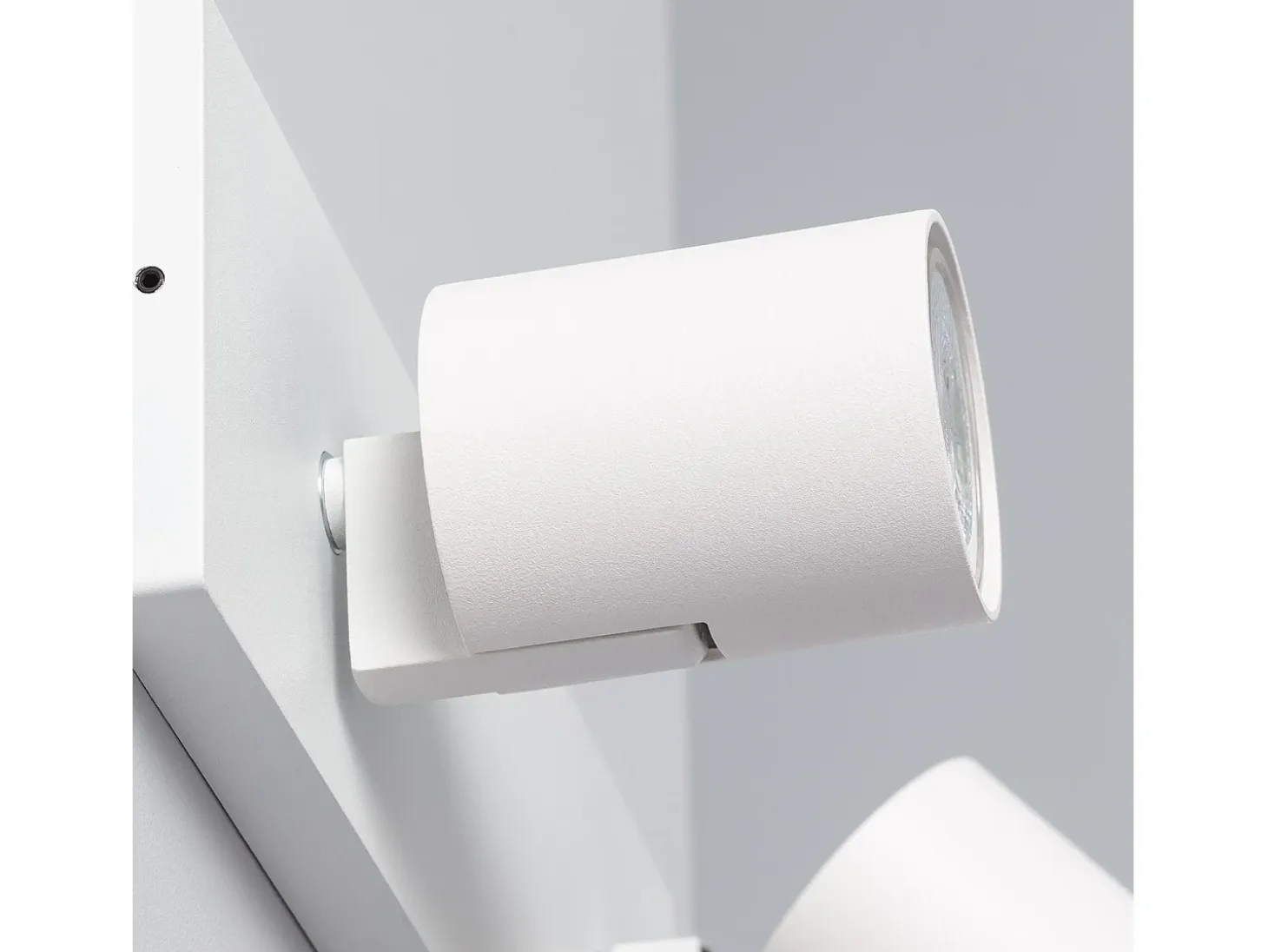 Aplique Aluminio Gylu 2 Focos para Bombilla GU10 Blanco