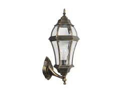 Aplique Becrux Para Exterior Aluminio Dorado Ip44