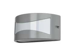 Aplique De Aluminio Hadar 1 Luz, Color Gris