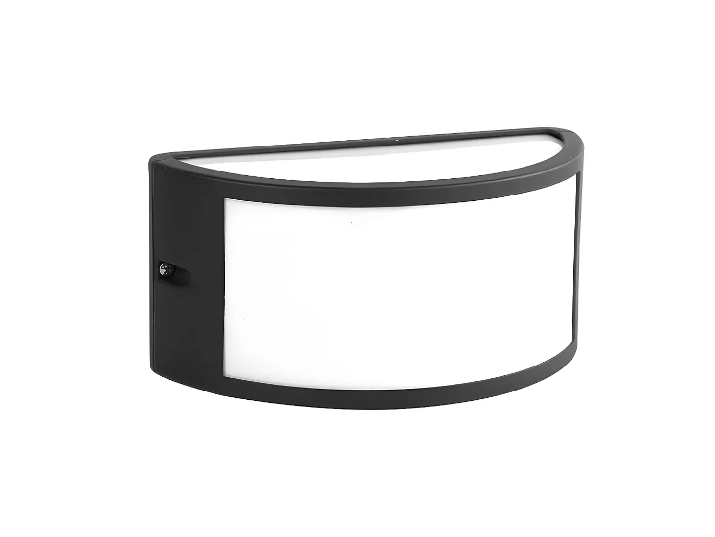 Aplique De Aluminio Negro Modelo Ara Para Jardin O Terraza