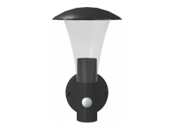 Aplique de exterior con sensor acero inoxidable negro ES761358