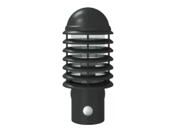 Aplique de exterior con sensor acero inoxidable negro ES356348