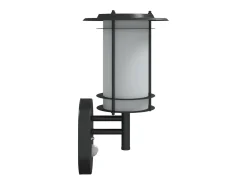 Aplique de exterior con sensor acero inoxidable negro ES439906