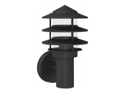 Aplique de exterior de acero inoxidable negro ES864724