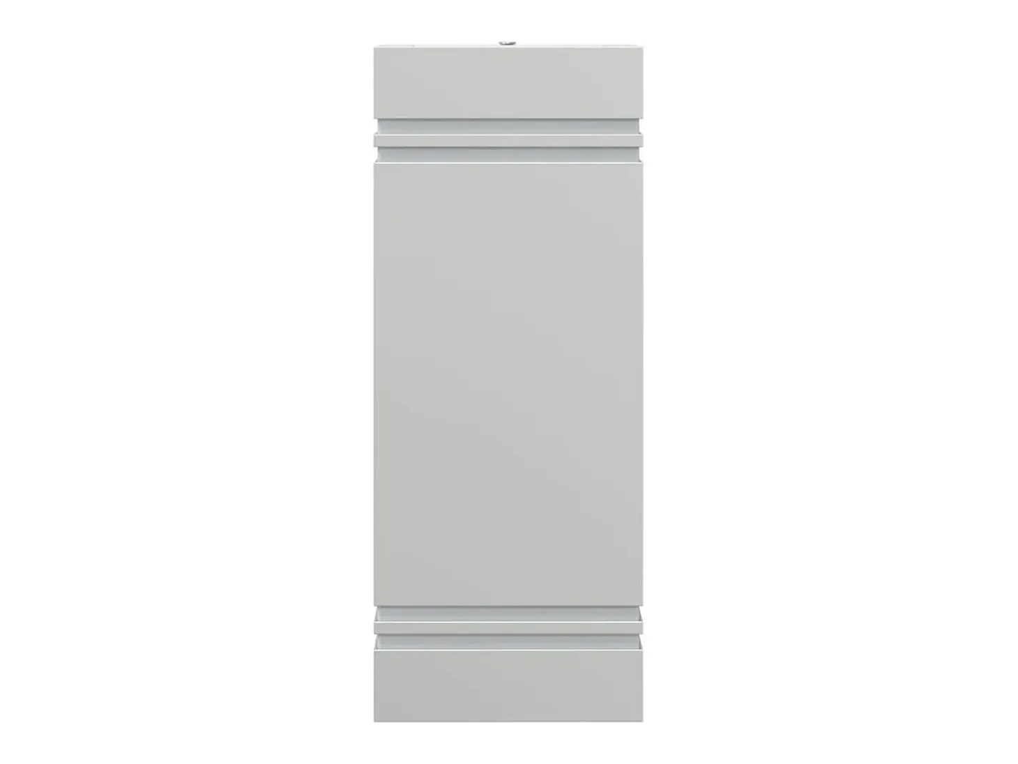 Aplique de exterior de acero inoxidable plateado ES673347