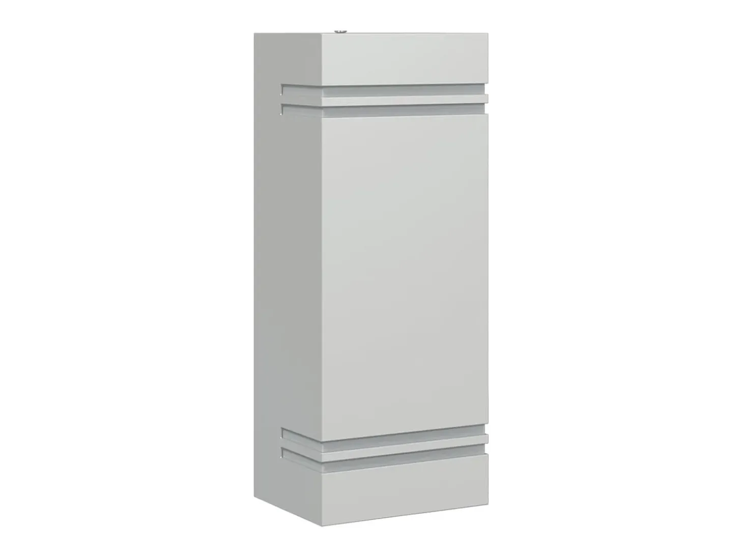 Aplique de exterior de acero inoxidable plateado ES673347