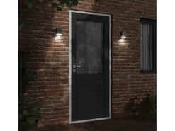 Aplique de exterior de acero inoxidable negro ES932531
