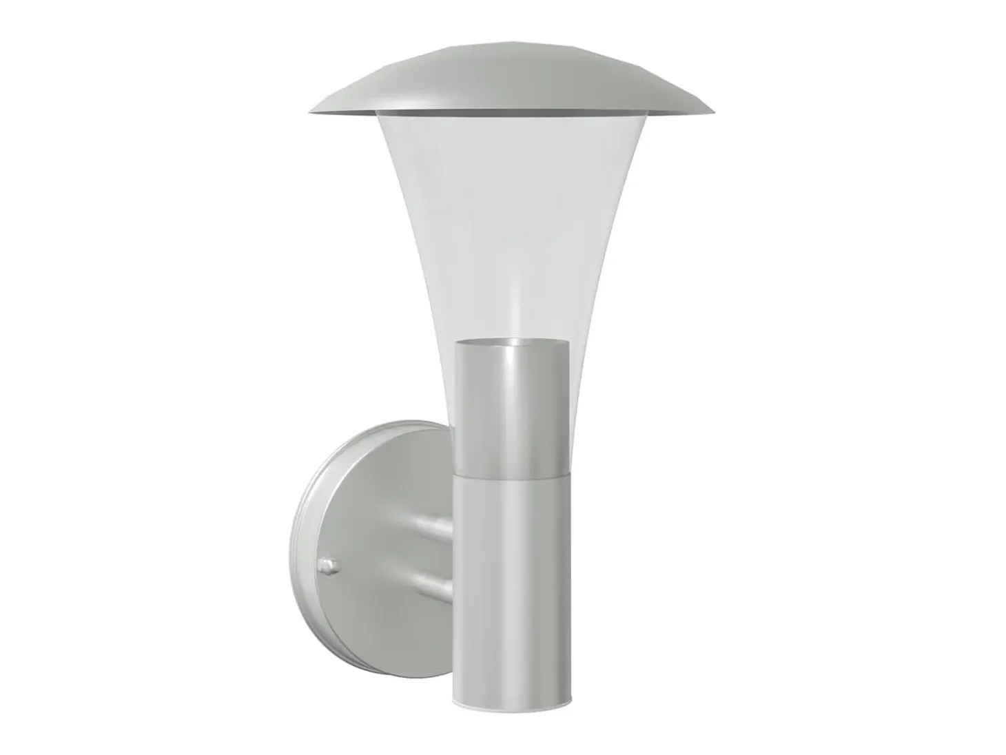 Aplique de exterior de acero inoxidable plateado ES334320