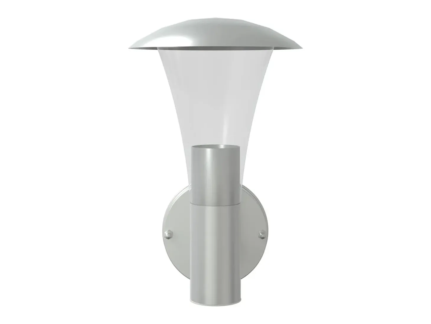 Aplique de exterior de acero inoxidable plateado ES334320