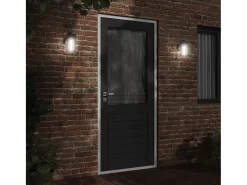 Aplique de exterior de acero inoxidable negro ES974380