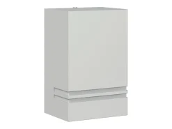 Aplique de exterior de acero inoxidable plateado ES499134