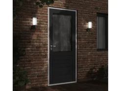 Aplique de exterior de acero inoxidable negro ES451404