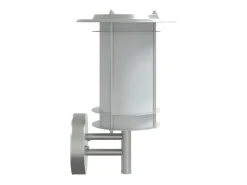 Aplique de exterior de acero inoxidable plateado ES391444