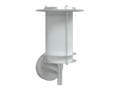 Aplique de exterior de acero inoxidable plateado ES391444
