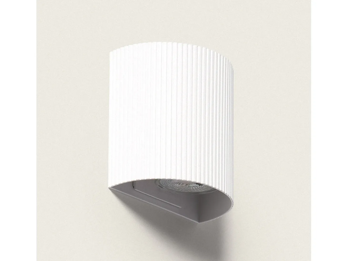 Aplique de Pared Aluminio Aritz Blanco