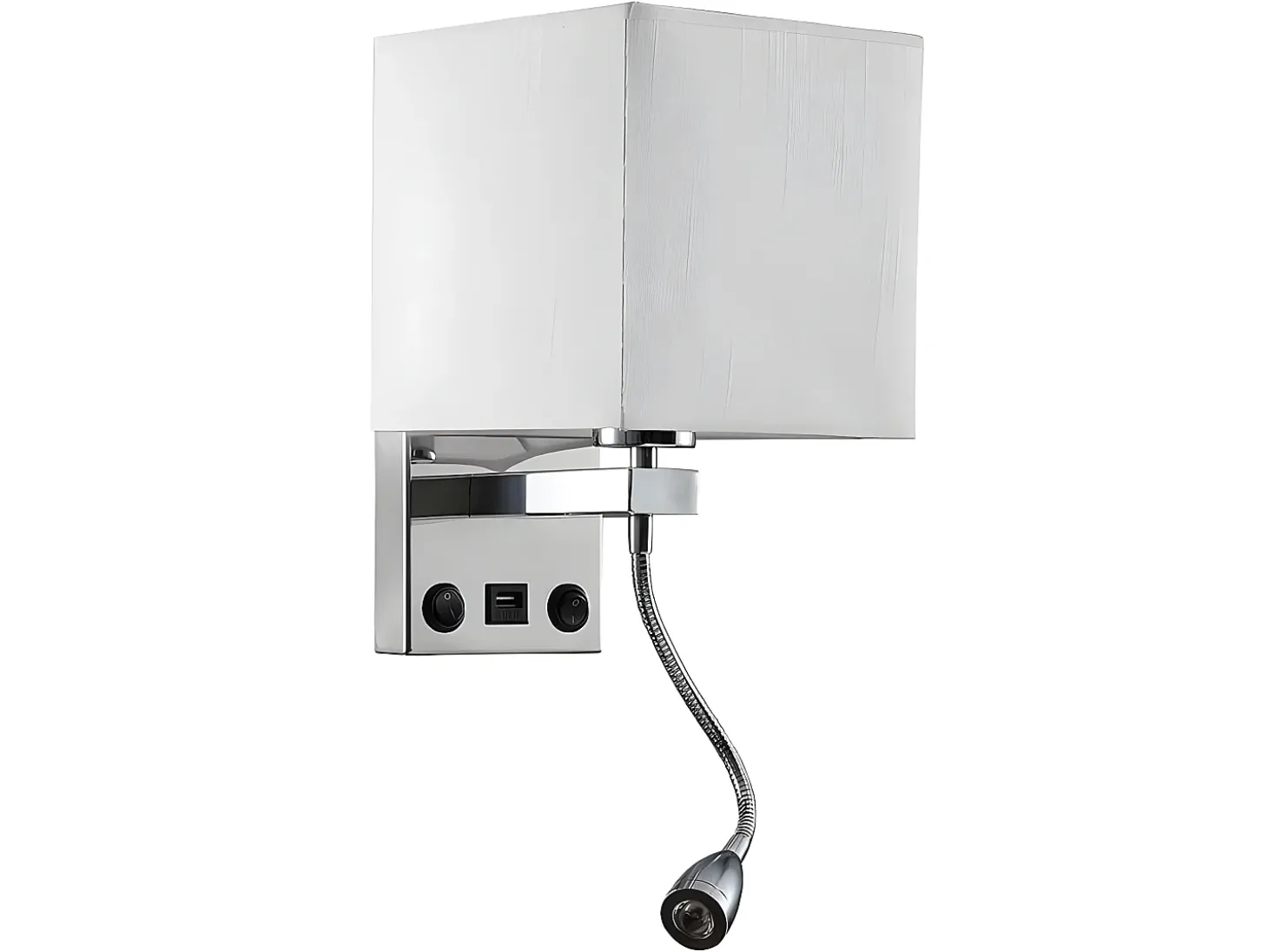 Aplique De Pared Con Puerto Usb Stephen De Doble Encendido