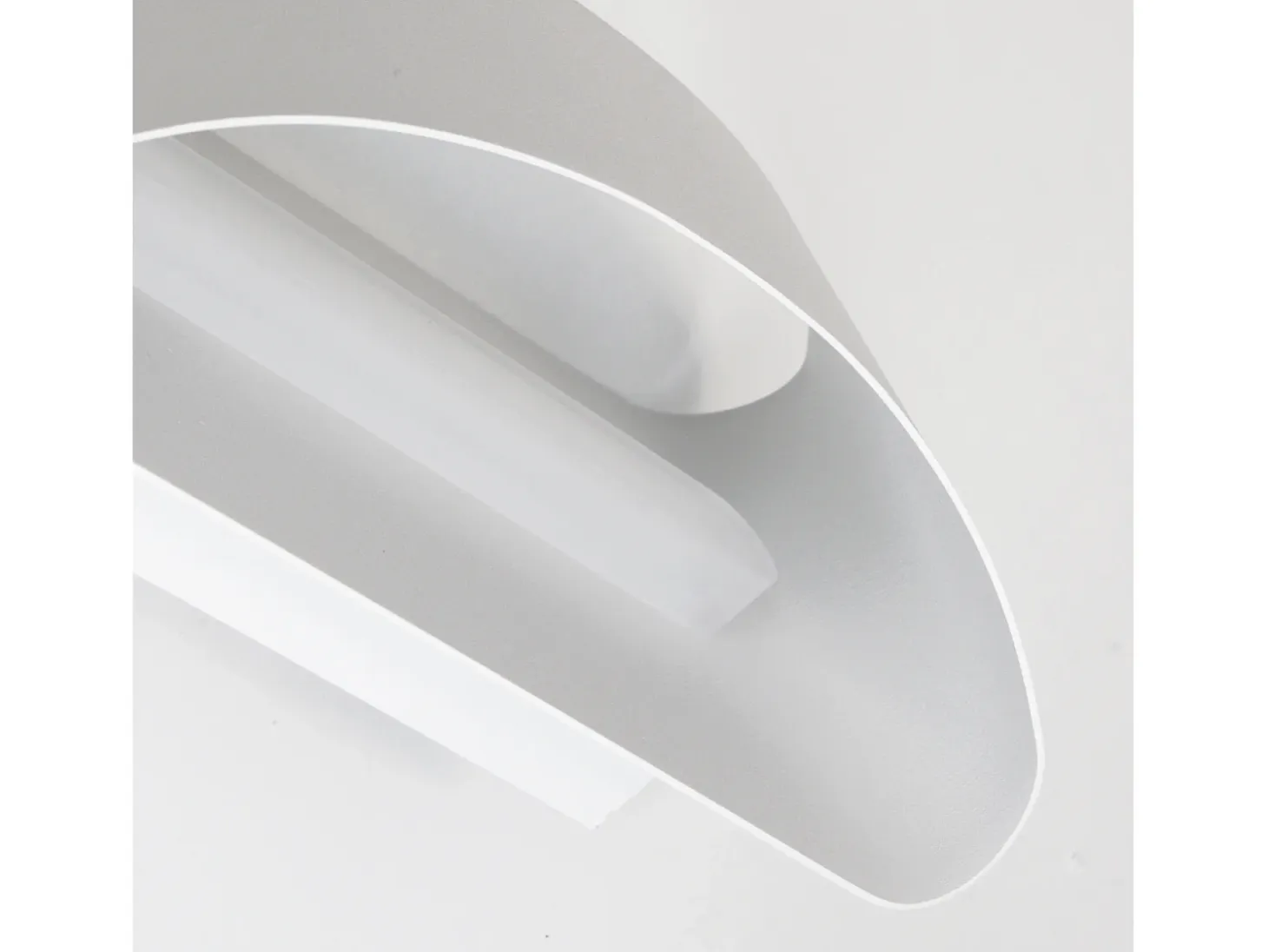 Aplique de pared COOPER estilo moderno y versátil - Anchura 24 cm - LED SMD 9W - 850lm y 3K - up&down - acero y blanco