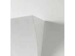 Aplique de pared de cerámica blanca de diseño minimalista Tampa